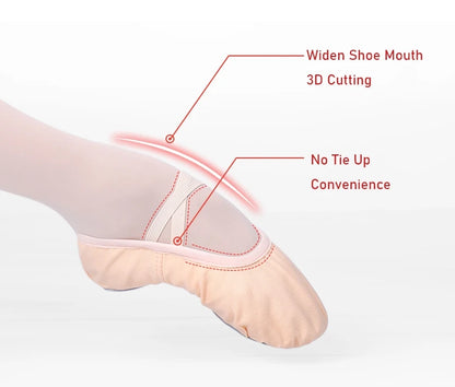 Girls Kids Pointe Shoes Dance Slippers High Quality Ballerina Practice Shoe For Ballet 6 color Ballet Dancer Professional Shoe