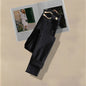 2026 Autumn Increased Size Korean Popular Chiffon Shirt Knitted Sweater Jeans Three Piece Elegant Women's Pants Set Tracksuit