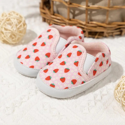 Newborns Shallow Infant Toddler Cute Shoes Baby Boy Girl Sneakers Anti-Slip Soft Flat First Walker Shoes