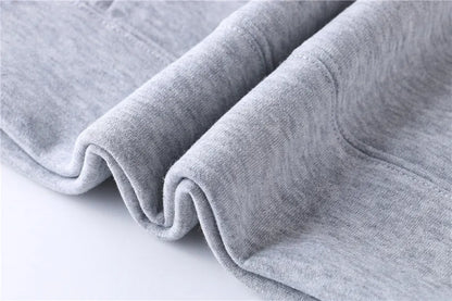 New Fashion Loose Hoodies For Men Spring and Autumn Casual Hooded Sweatshirt Men's Simple Tops Solid Color Thick Clothing Male