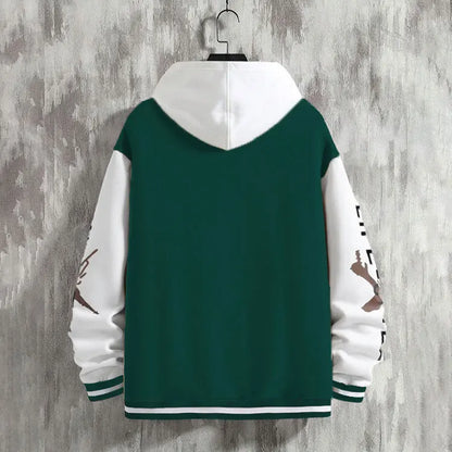 2026 New Jacket Coat Letter Printed  Wear Men Baseball Jacket Casual Long Sleeve Stand Jackets Men's Coats Sweatshirts Outerwear