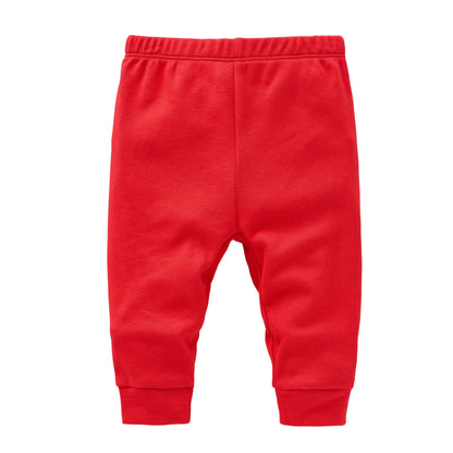 High Quality 100% Cotton Soft Baby Pants Blank Trousers Kids Leggings Plain White Muslin For  0-12 M
