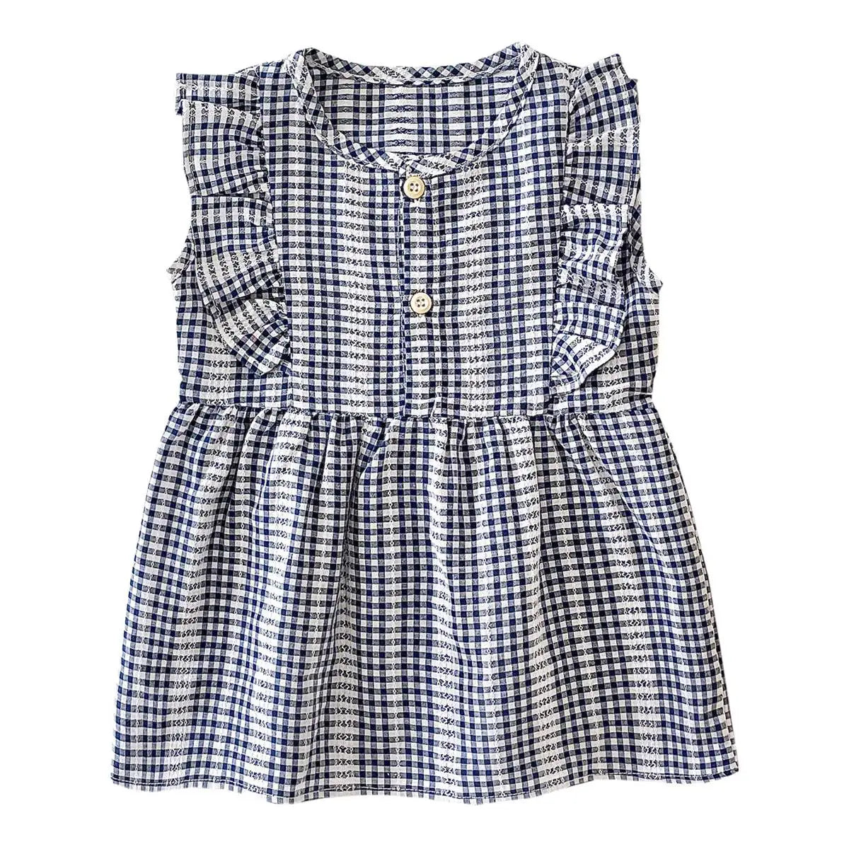 Sanlutoz Cute Princess Baby Girls Dress Comfortable Fashionable Sleeveless Kids Clothing Korean Style