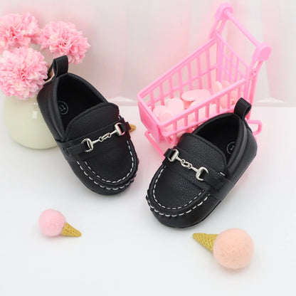 RABEISIR Casual Solid Color Slip On Low Top Loafer Shoes For Baby Boys, Lightweight Comfortable Non Slip Flat Shoes