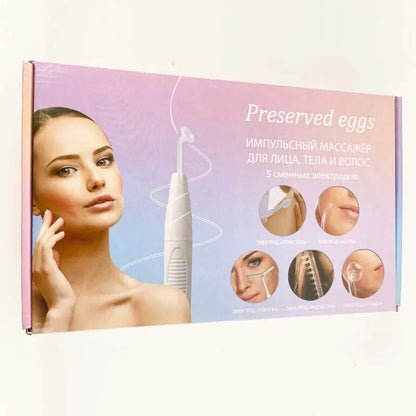 Beauty 5 in 1 High Frequency Electrode Wand Electrotherapy Glass Tube Home Spa Beauty Device Facial Therapy Wand