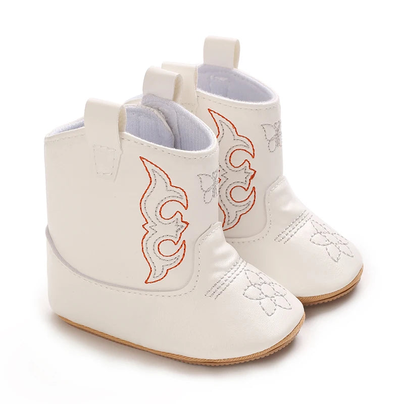 Baby Boots Made Of Soft PU and High-quality Cotton 2026 New Autumn and Winter Short Boots With Rubber Soles and Anti Slip Baby