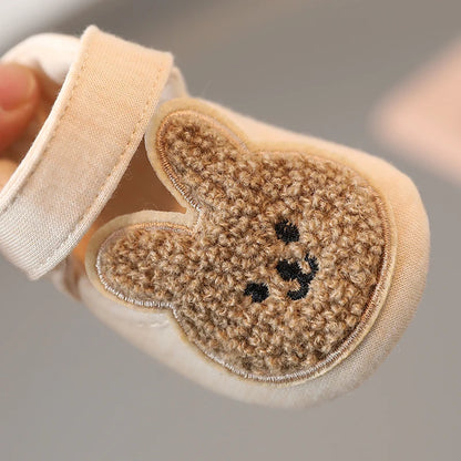 New Toddler Newborn Baby Shoes Boys' Girls' Slippers Pre walker Casual Shoes Winter Small Animals First Walkers