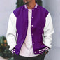 2026 New Loose Trendy Brand Baseball Jersey  Men Fashion Bomber Jacket Men's Casual Plus Size Tops Street Men's overcoat