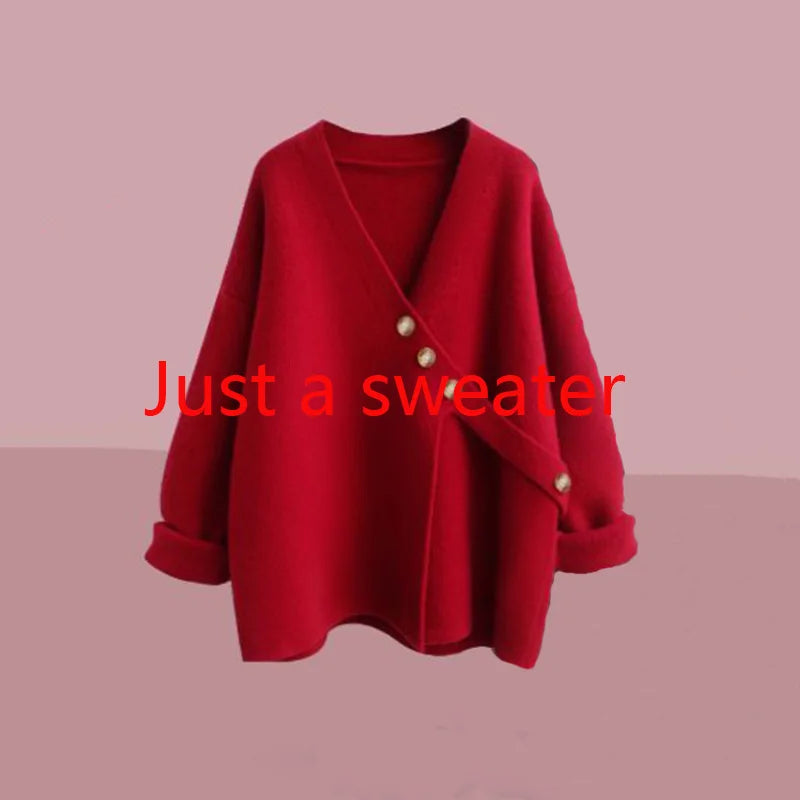 Autumn Wear Set Women's 2025 New Knitted Sweater Women's Slim and Versatile Casual Pants Two Piece Set for Women Pant Sets