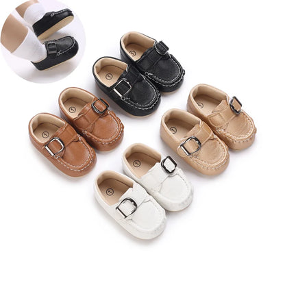 0-18M Baptism Newborn Baby Pre walker Girls Boys Casual Shoes Leather Non-Slip Soft-Sole Infant Toddler First Walkers