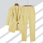 2025 Summer New Thin Jacket Blazer Casual Wide Leg Pants Two Piece Elegant Women's Pants Set Office Outfits Business Clothing