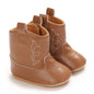 Baby Boots Made Of Soft PU and High-quality Cotton 2026 New Autumn and Winter Short Boots With Rubber Soles and Anti Slip Baby