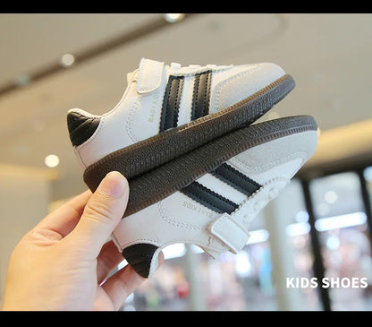 Children's Sneakers Boy Spring Autumn Causal Kid Running Walking Shoes Fashion Versatile Girls Tennis Shoes Soft Soled Hook Loop