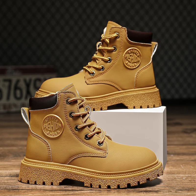 New Winter Spring Children Rubber Ankle Yellow Snow Black Boots For Girls Boys Boots Casual Kids Toddler Shoes Sneakers Footwear