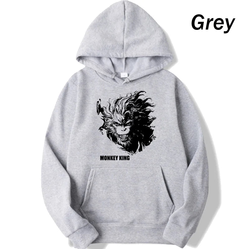 New Hoodie Men/Women Fashion Casual Autumn Winter Cool Pullover  monkey King Long Sleeve Hoodie