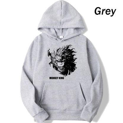 New Hoodie Men/Women Fashion Casual Autumn Winter Cool Pullover  monkey King Long Sleeve Hoodie