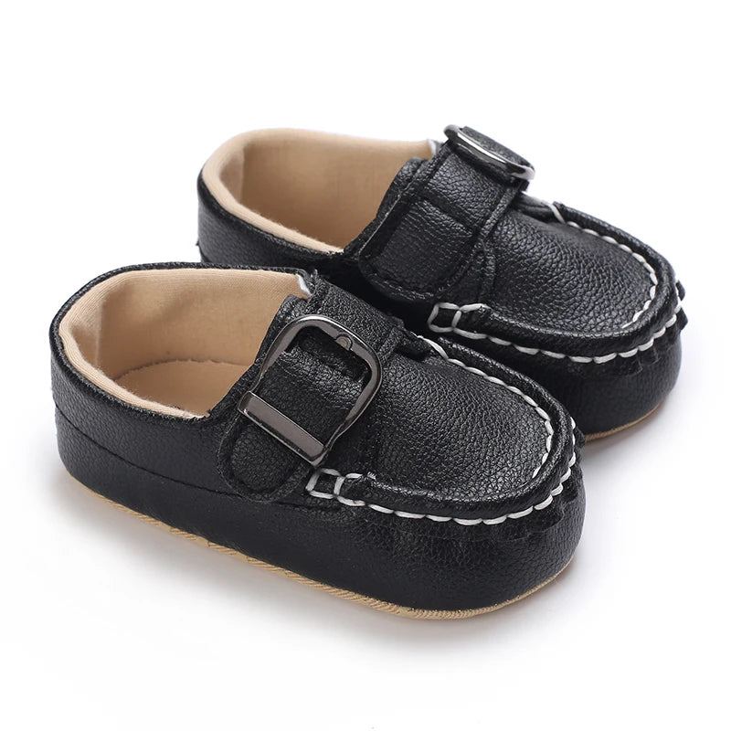 0-18M Baptism Newborn Baby Pre walker Girls Boys Casual Shoes Leather Non-Slip Soft-Sole Infant Toddler First Walkers