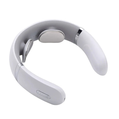 New Smart Neck Shoulder Muscle Massager Electric Heat Relaxation You Body Anytime USB Charging White