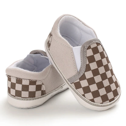 Hot Selling Baby Shoes Classic Soft Sole Shoes Newborn Casual Fashion Sports Shoes Infant Toddler  Solid Color Strips Crib Shoes