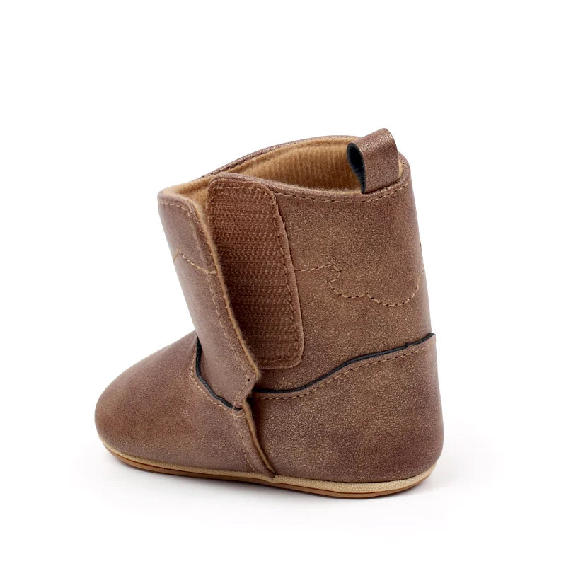 Suefunskry Baby Girl Boy Warm Boots Vintage Style Hollow Out First Walking Shoes Cute Snow Boots Shoes for Winter Fall