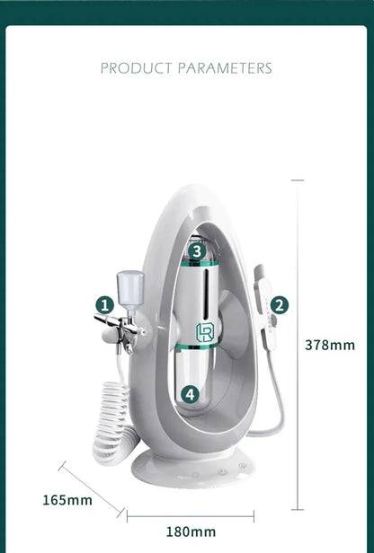 Peeling Beauty Device New Small Bubble Oxygen Injection Instrument Hydra Dermabrasion Aqua Facial Cleaning Suction Blackhead