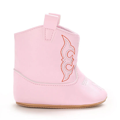 Baby Boots Made Of Soft PU and High-quality Cotton 2026 New Autumn and Winter Short Boots With Rubber Soles and Anti Slip Baby