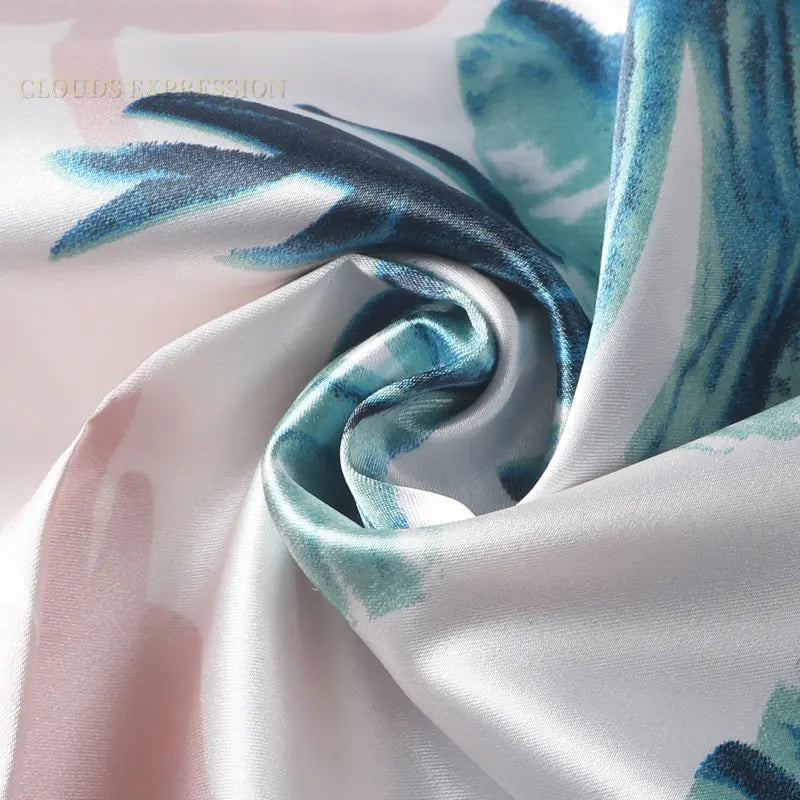 Summer Cool Ladies Faux Silk Polyester PJ Sexy Sling Pajama Sets Home wear Women's Pajamas Female Sleepwear Home wear Gift for GF