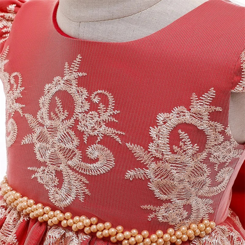 Baby Girls Christmas Dress 3 6 9 12 18 24 Months Toddler Newborn Lace Princess Dress 1 Year Old Birthday Party New Year Costume