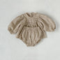 Spring Toddler Baby Girls Set Cotton Plaid Blouse and Shorts Sets for Kids Infant Outfits