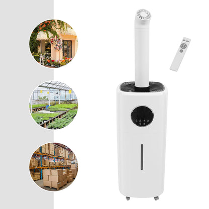 10L Large Capacity Air Humidifier Diffuser Commercial Smart Humidity Control Timing Remote Control Mist Maker Sprayer 110V-220V