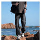 New Retro Washed Large Medium High Waist Men's Straight Blue Men's Trendy Denim Long Pants Men's Clothing Pantalon Homme Jean