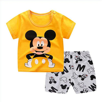 1 2 3 year Baby Clothing Girls Boys Cotton Suit for Children Two Clothes Sets for Babies Newborn Baby Clothes