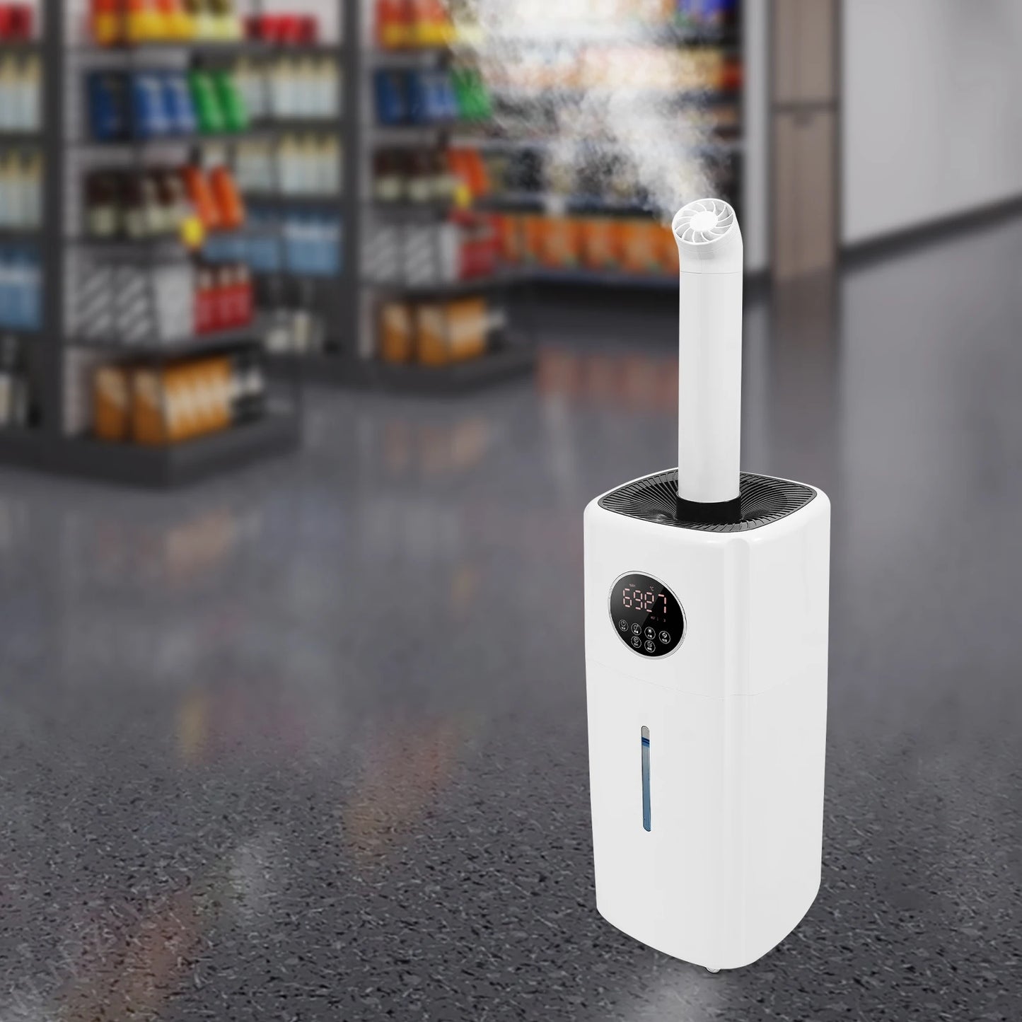 10L Large Capacity Air Humidifier Diffuser Commercial Smart Humidity Control Timing Remote Control Mist Maker Sprayer 110V-220V