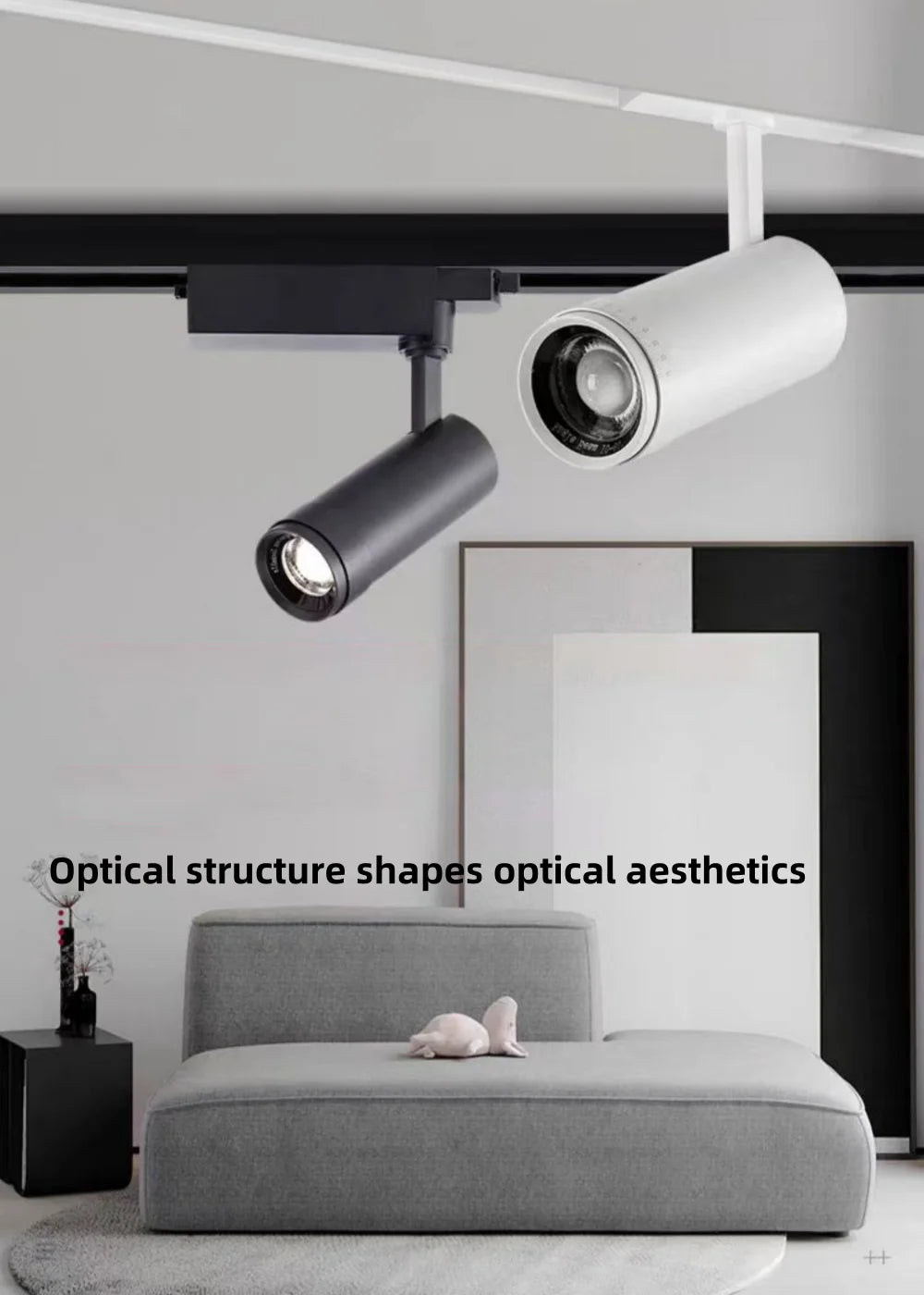 LED Focusing Exhibition Spotlight Shop Gallery Museum Adjustable Angle Wall Wash Light