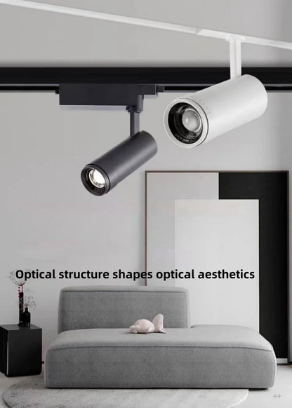 LED Focusing Exhibition Spotlight Shop Gallery Museum Adjustable Angle Wall Wash Light