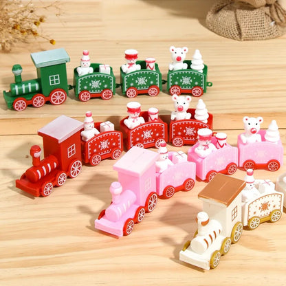 Christmas Train Merry Christmas Decorations For Home 2025 Christmas Ornament Xmas Navidad Noel Gifts Happy New Year 2026 Gifts