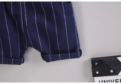 IENENS Baby Clothing Sets Boys Formal Dress Summer Shirt + Shorts Suits Kids Short Sleeve Outfits Toddler Birthday Party Clothes