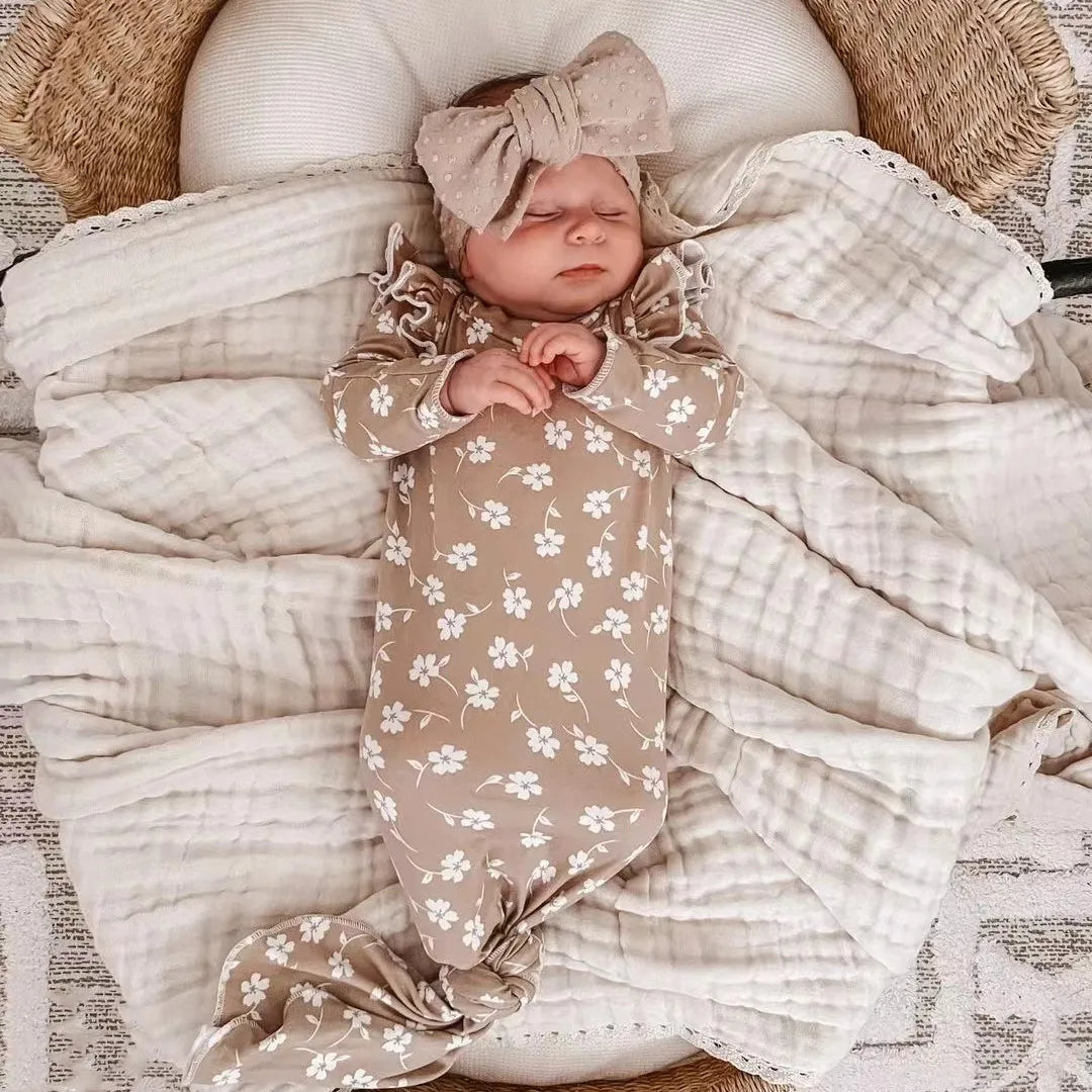 Baby Blanket Newborn 6 Layers Muslin Swaddle Wrap Soft Toddler Kids Bath Towel Infant Baby Crib Stroller Receiving Blankets