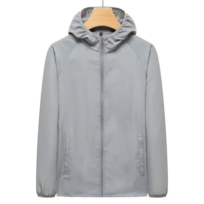 Men's Hiking Jackets Waterproof Women Sun Protection Windbreaker Camping Climbing Outdoor Coat Unisex Portable Clothes