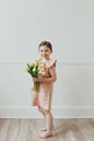 Summer Toddler Baby Girls Dress Cotton Simple Girls Home Dress Solid Children Dresses Casual Kids Loose Dresses Clothing
