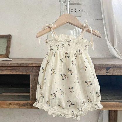 Korean Style Children Clothing Set Short Sleeved Cotton Printed T-Shirt+ Shorts Newborn Baby Girls Clothing Suit For Summer