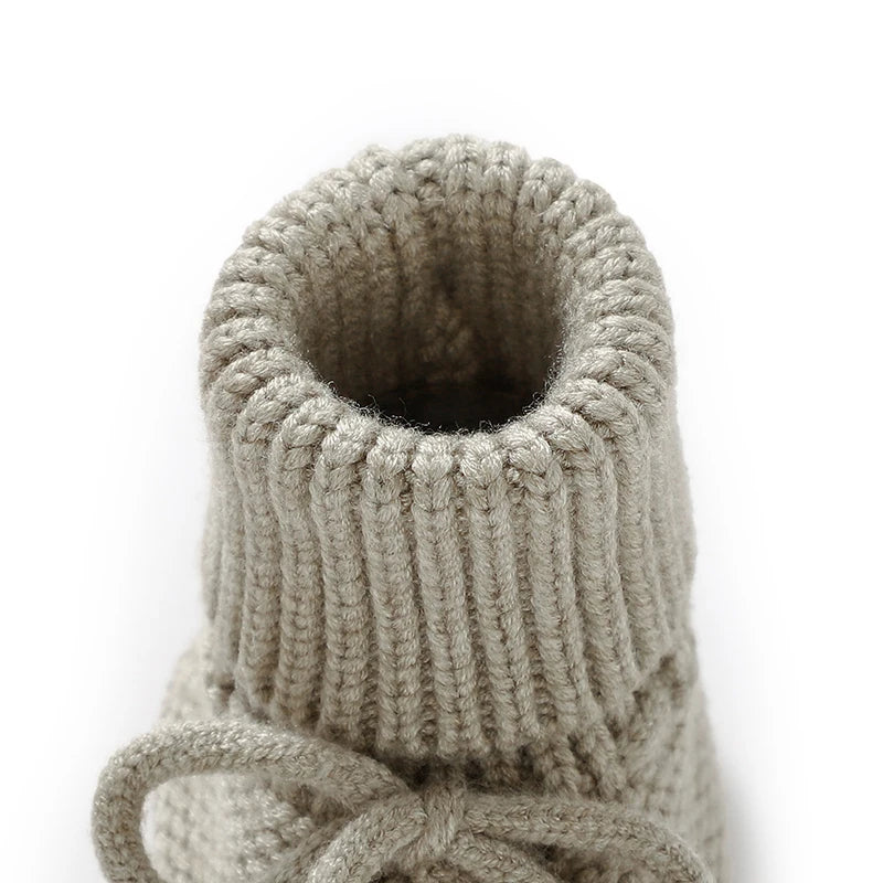 Breathable Non-Slip Infant Boys Girls First Walker Shoes Casual Solid Knitted Newborn Unisex Floor Pre walker Toddler Lightweight