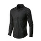 Men's Formal Shirt Long Sleeve Non-Iron Business Slim Fit Korean Work Men White Casual Dress Suit Shirt 2026 Autumn S-5XL