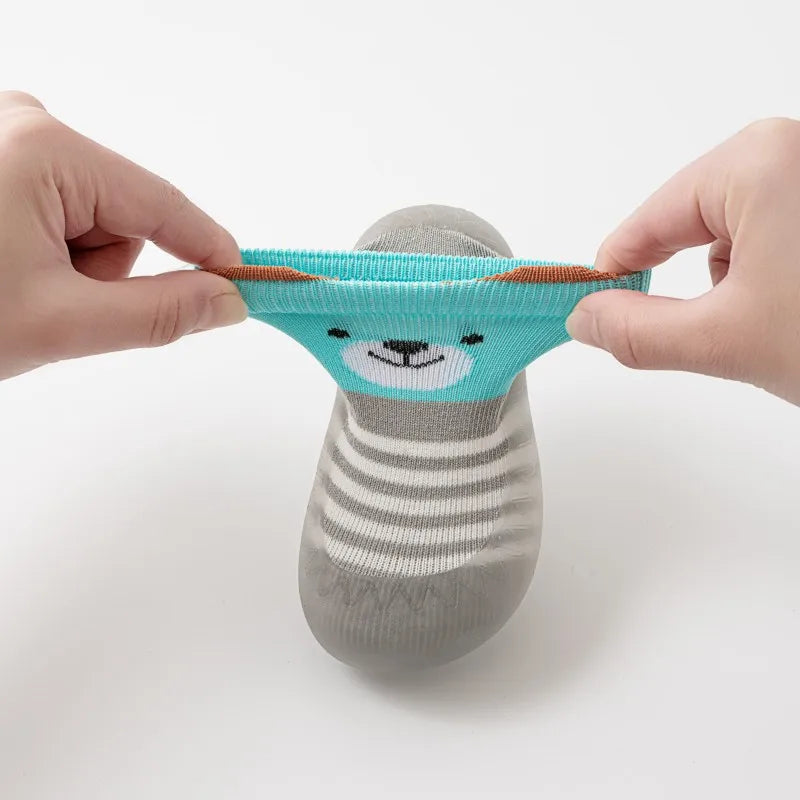 Baby First Shoes Toddler Walker Infant Boys Girls Kids Rubber Soft Sole Floor Barefoot Casual Shoes Knit Booties Anti-Slip