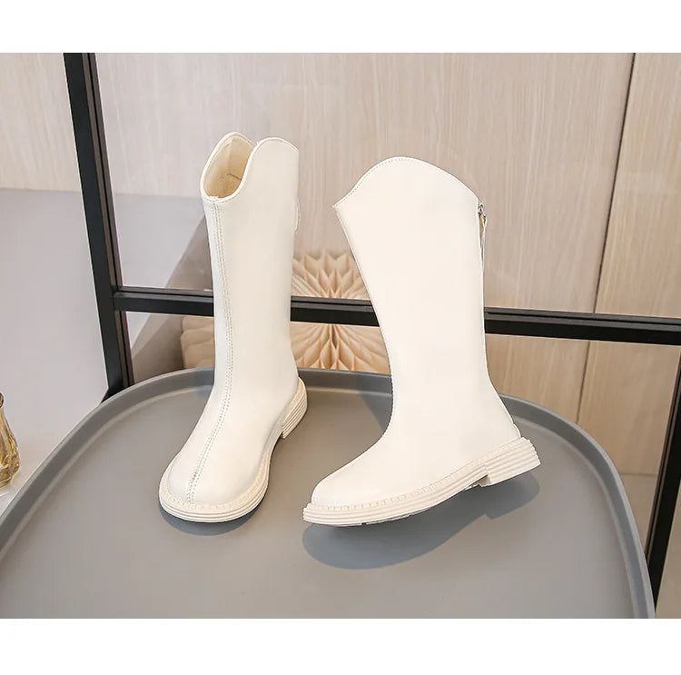 2025 NEW Girls Boots Fashion Cute Autumn Winter Casual Walking Shoes 4 To 12 Years Waterproof Comfortable Girl Ankle Boots