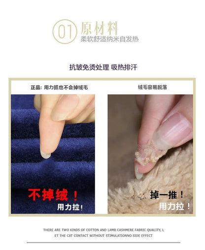 2025 Men's Autumn Winter Casual Fleece Plaid Shirt Fashion Soft Warm Turn Down Collar Long Sleeve Shirt Male High-Quality Tops