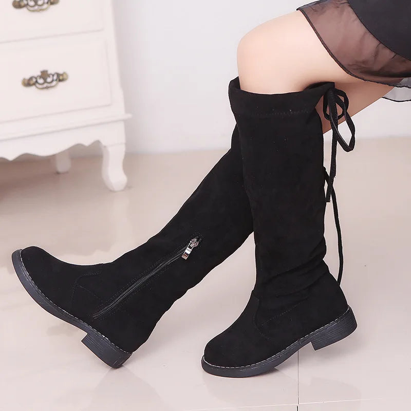 Children Over Knee Boots Girl Shoes Knee Fashion Children Boots Autumn And Winter Princess Girls Boots