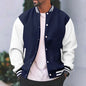 2026 New Loose Trendy Brand Baseball Jersey  Men Fashion Bomber Jacket Men's Casual Plus Size Tops Street Men's overcoat