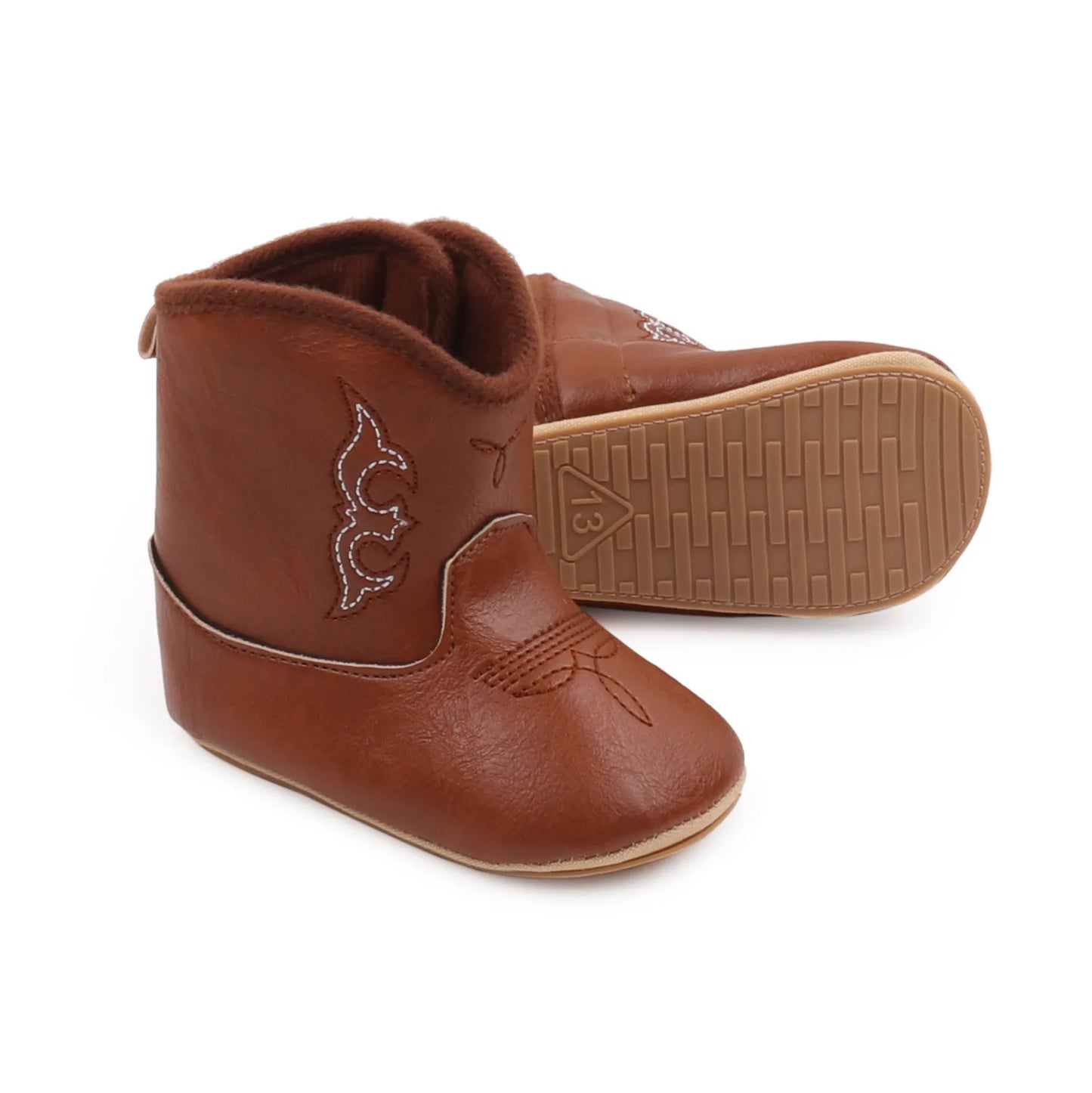 Baby Boots Made Of Soft PU and High-quality Cotton 2026 New Autumn and Winter Short Boots With Rubber Soles and Anti Slip Baby