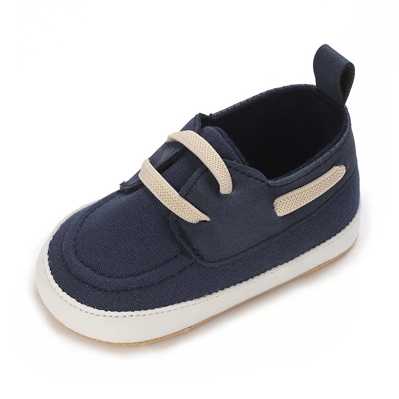Newborn Baptist Shoes New Leather Gentleman Shoes Anti-slip Soft Bottom Indoor Baby Boys and Girls Casual Shoes Walking Shoes